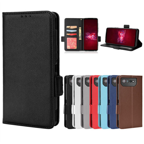 ASUS ROG Serie Handyhülle Mode ASUS ROG Phone 6 Pro Litschi-Hautmuster – Bild 2