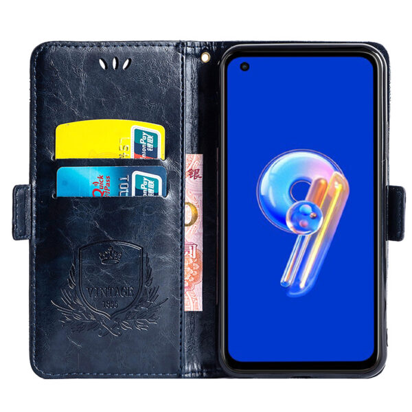 ASUS Zenfone Serie Ölwachsleder PU Handyhülle Mode ASUS Zenfone 10 – Bild 3