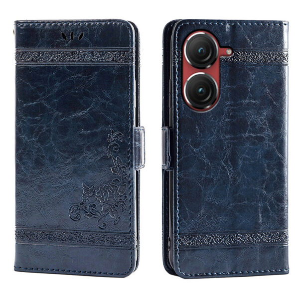 ASUS Zenfone Serie Ölwachsleder PU Handyhülle Mode ASUS Zenfone 10