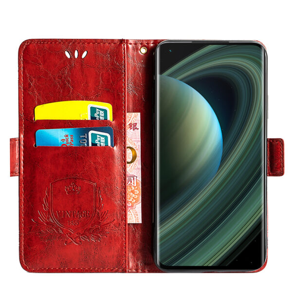 ASUS Zenfone Serie Ölwachsleder PU Handyhülle Mode ASUS Zenfone 10 – Bild 7